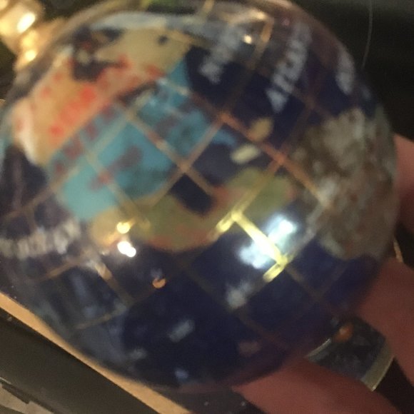 🌎COPY - Small Stone Globe 114 $35 FIRM - Picture 6 of 8